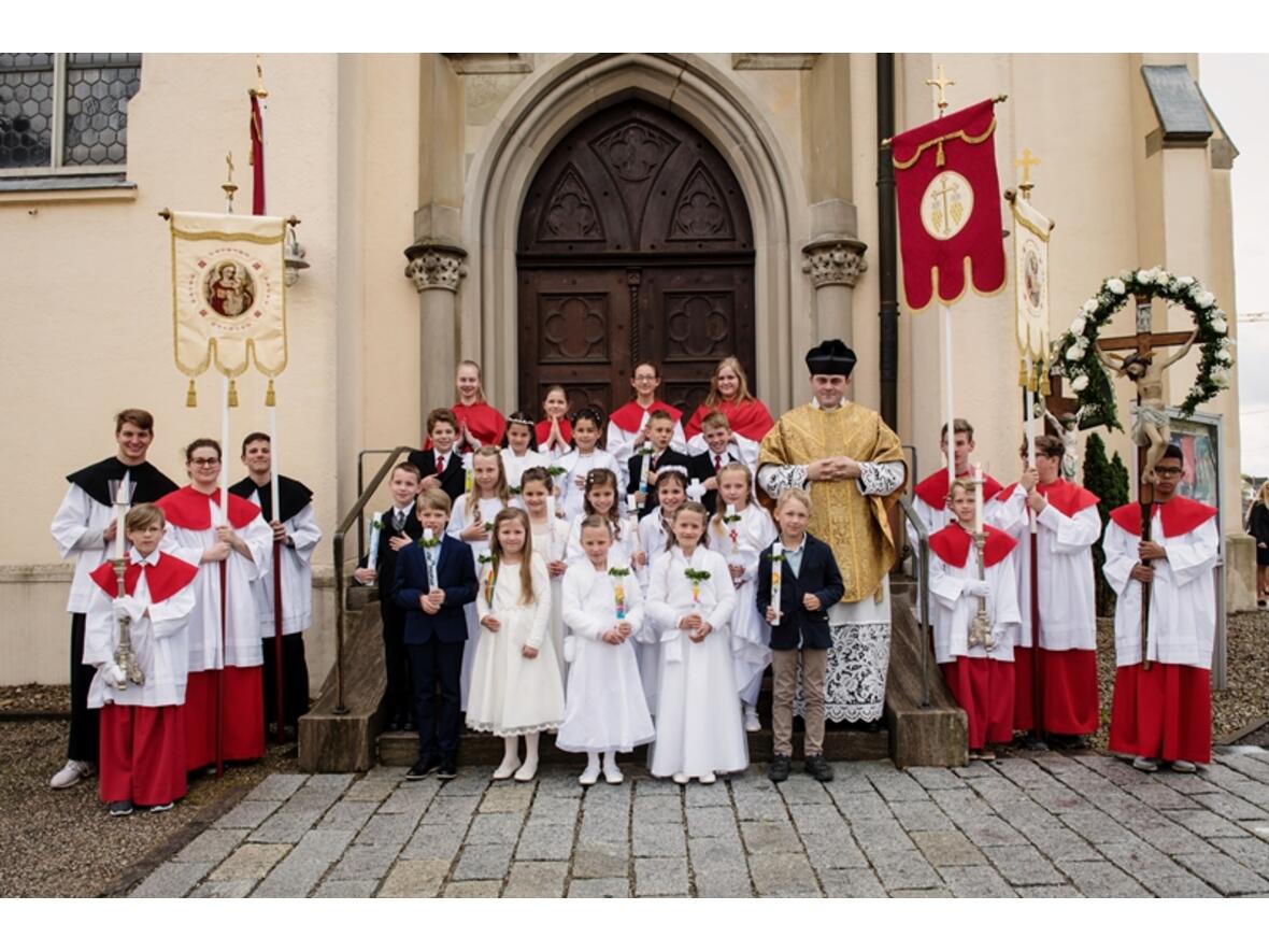 Erstkommunion in St. Walburga, Ried